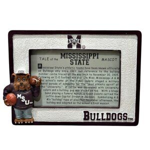 Mississippi State Bulldogs MASCOT 3D Photo Frame 6 x 4 Inch Picture NEW - No Box